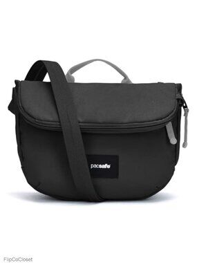 Anti Theft Crossbody Bag Recycled Polyester RFID Expandable